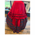 Rich Plaid Taffeta Civil War Victorian Cape Set