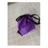 Rich Purple Moire Civil War Reticule or Purse