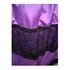 Rich Purple Moire with Black Civil War Ballgown 40