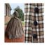 Shades of Brown plaid Civil War Simple Day Dress Camp Dress 28
