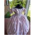 Simply Elegant Blush Velvet Flocked Taffeta Civil War Ballgown 24