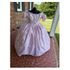 Simply Elegant Blush Velvet Flocked Taffeta Civil War Ballgown 42