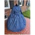 Smithsonian Institute Print Slate Blue Civil War Dress 30