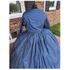 Smithsonian Institute Print Slate Blue Civil War Dress 30