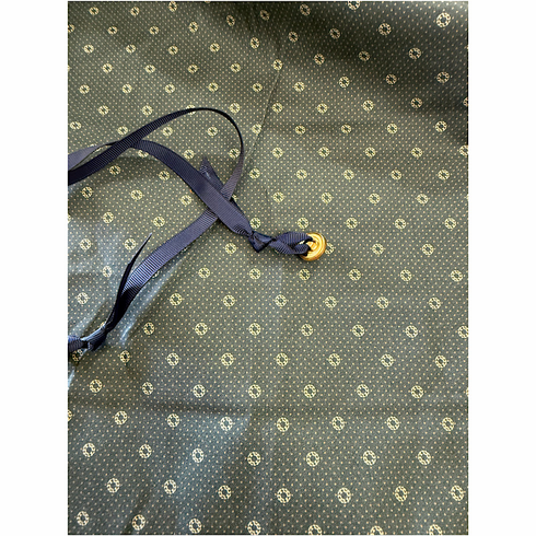 Smokey Blue Reproduction Hoop Bag 1