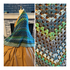 Southern Impression Blues Greens and Grays Civil War Shawl 16