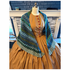 Southern Impression Blues Greens and Grays Civil War Shawl 16