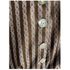 Taupe Brown Stripe Civil War Simple Day Dress/Camp Dress 32