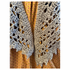 Taupe Cotton Blend Victorian Shawl 14