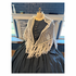White Triangular Civil War Shawl/Victorian Wrap 12