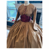 Wide Maroon Taffeta Single point Medici Sash