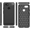 Google Pixel 3a Carbon Fiber Shockproof Back Cover Case