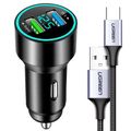 HP Laptop 14t Ugreen USB type-C Fast Car Charger Kit HP Laptop 14t Ugreen USB type-C Fast Car Charger Kit