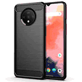 OnePlus 7T Carbon Fiber Shockproof Back Cover Case