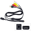Sony Cyber-shot DSC-H70 AV & USB Cable