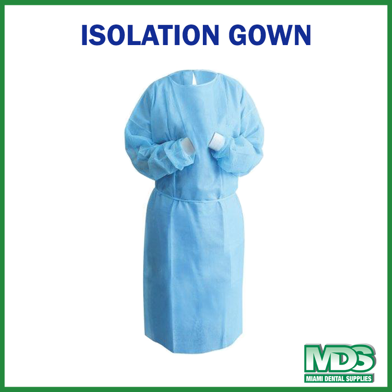 Isolation Gowns Blue 10/pkg