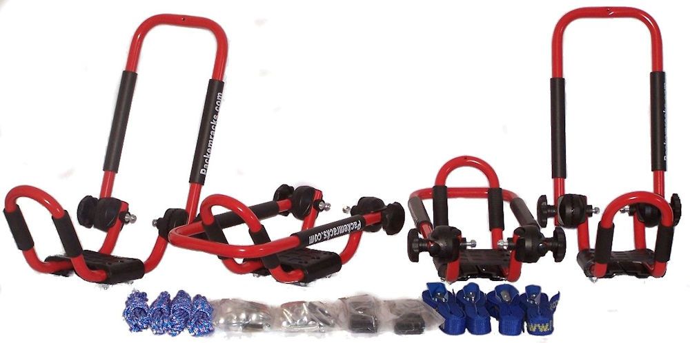 Kayak Rack Folding Universal J-Hook Vehicle Top Carrier Packem Racks ...
