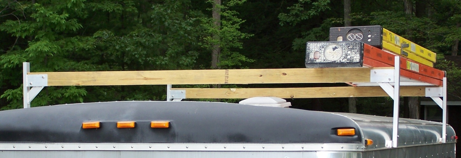 Ladder Rack enclosed trailer Roof Rack Bracket Kit Pack'em Racks