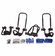 Satin Black<br>Folding J-style Kayak Rack Roof Top and Wall Carrier Bundle<br><br>80% OFF