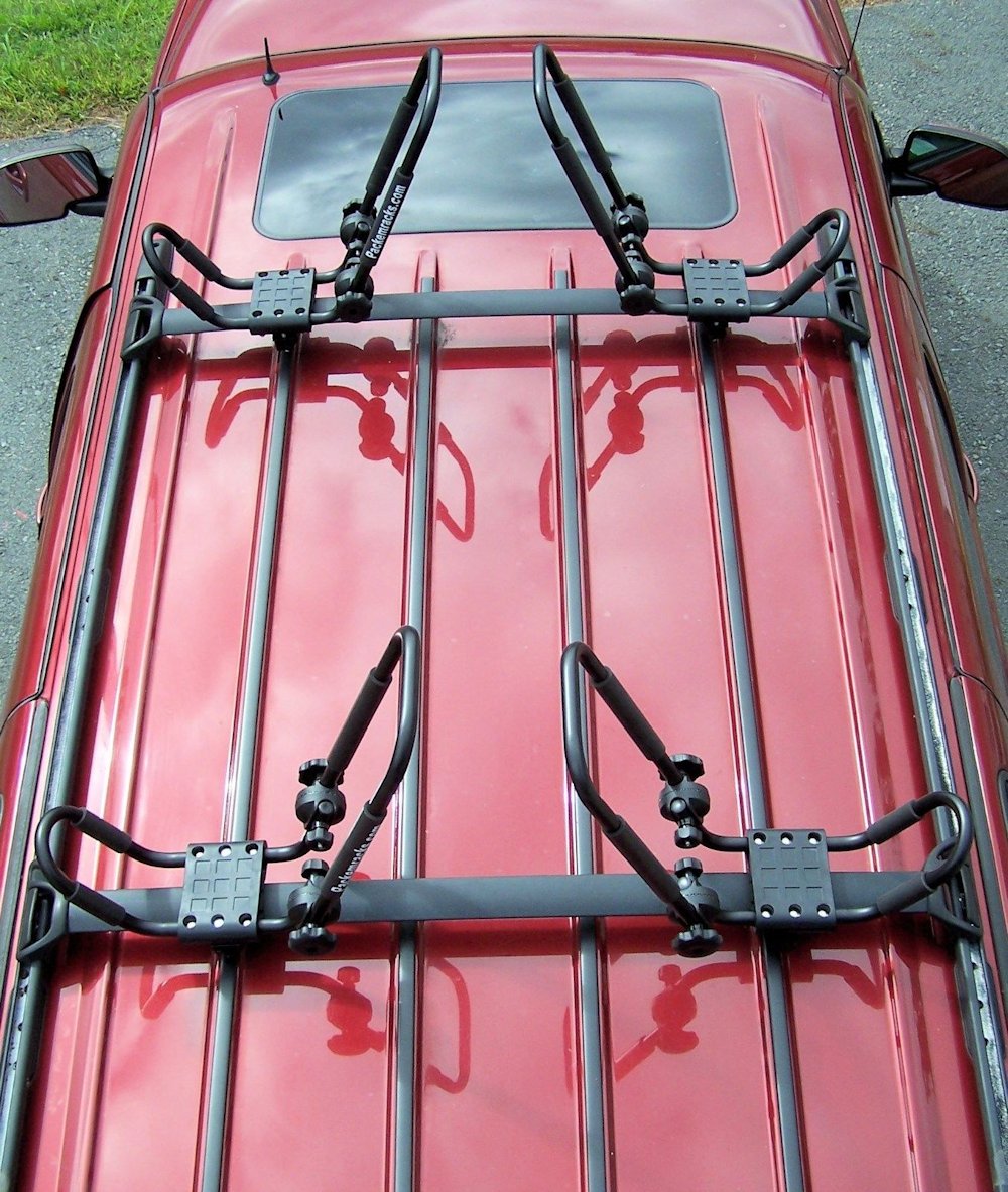 Kayak Rack Folding JHook Vehicle Top Racks Packem Color Satin Black