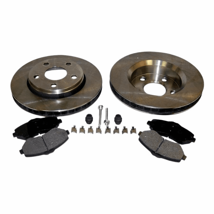 52060137K Front Disc Brake Service Kit, with 11.89″ Rotors for 07-18 Jeep Wrangler JK