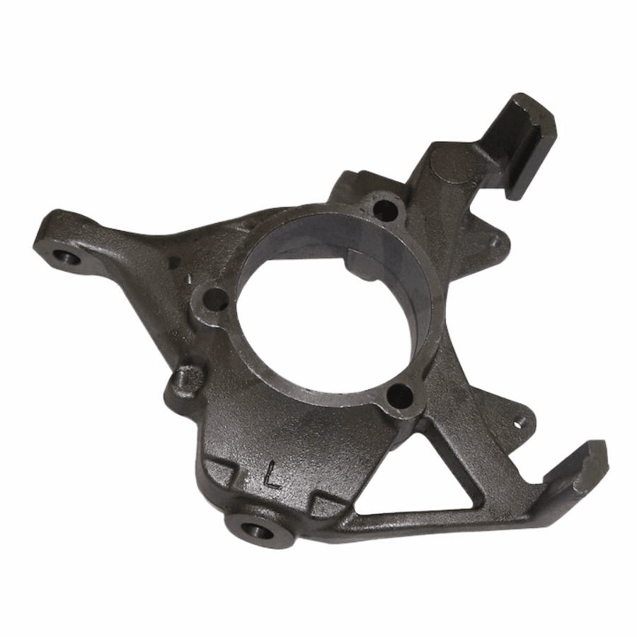 52067577  Left Side Steering Knuckle, 90-06 Jeep Wrangler, 90-01 Cherokee XJ & 93-98 Grand Cherokee