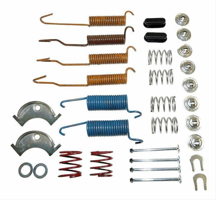 5352476HK Drum Brake Hardware Kit, front or rear, for 11" x 2" brakes, 1969-78 Jeep CJ-5, CJ-6, CJ-7