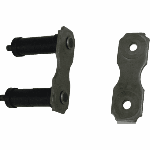 5357499K  Rear spring shackle kit, fits 1976-86 Jeep CJ-5, CJ-7