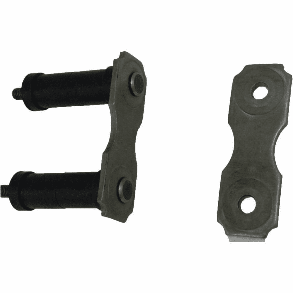 5357499K  Rear spring shackle kit, fits 1976-86 Jeep CJ-5, CJ-7