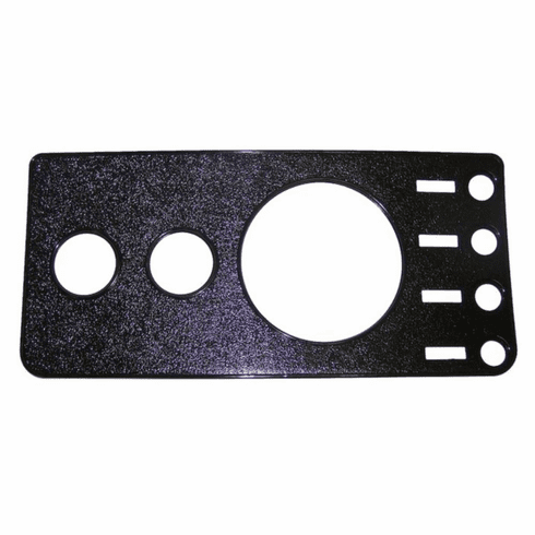 5457117NR Black Dash Panel Overlay for 1976-83 CJ5, 1976-86 CJ7, 1981-86 CJ8