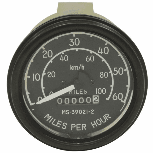 640131 Speedometer Assembly 0-60 mph fits 45-68 Jeep CJ2A, CJ3A, CJ3B