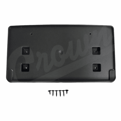 68295610AA Front License Plate Bracket Kit for 18-25 Jeep Wrangler JL, Gladiator JT with Steel Bumper