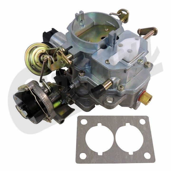 83320007 New Carter BBD Type Carburetor with Electric Stepper Motor, 1981-90 Jeep CJ & Wrangler with 4.2L Engine