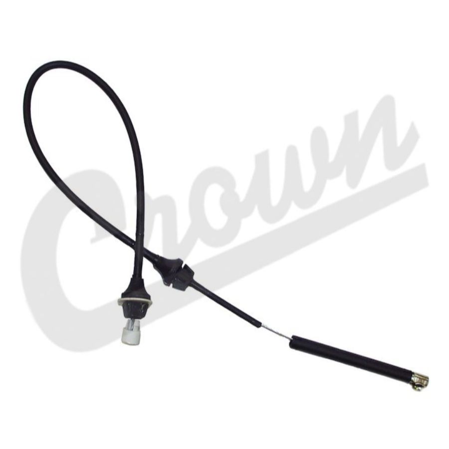 999923 Accelerator cable, fits 1972-75 Jeep CJ-5, 6 cyl, 27