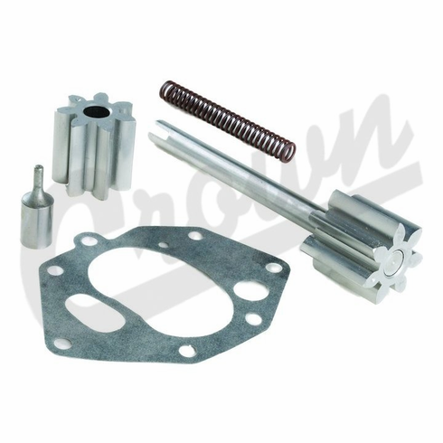 Crown Automotive 3184086K Oil Pump Repair Kit, Includes gear, shaft, plunger, spring & gasket, AMC 304 Engine 1971-1981 Jeep CJ-5, CJ-7 Models