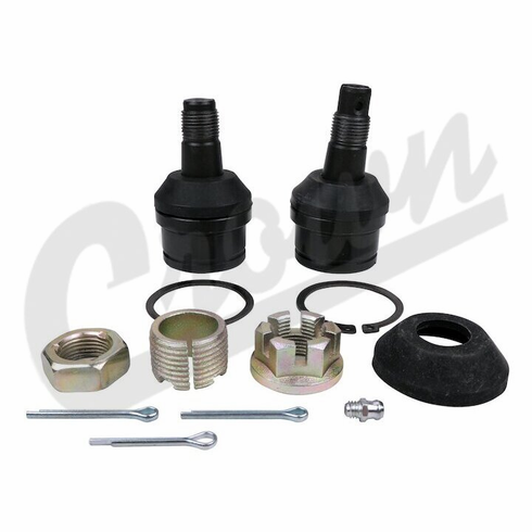 Crown Automotive J8126509 Upper & Lower Ball Joint Kit, fits 1972-86 Jeep CJ with Dana 30 Front Axle