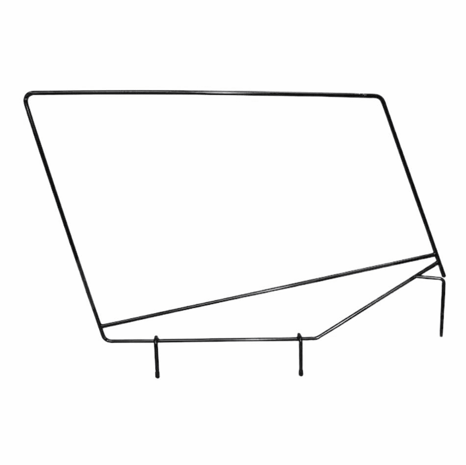 DF100YJ Upper Door Frames, Pair for 87-95 Jeep Wrangler YJ with Half Doors and Factory Soft Top