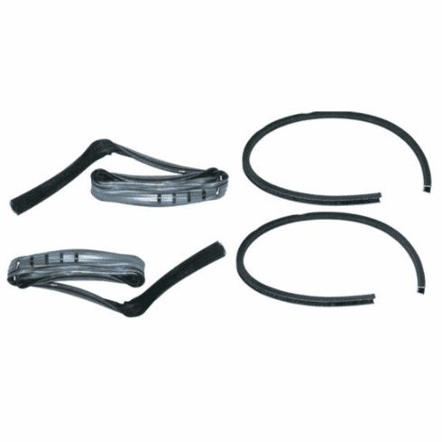 Fairchild KD1010A Glass Run Window Channel Kit, 4-Piece, Movable Vent for 1976-1995 Jeep CJ, Wrangler YJ