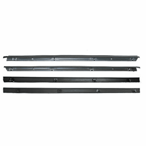 Fairchild KD2008 Belt Weatherstrip Kit with Movable Vent for 1976-1995 Jeep CJ, Wrangler YJ