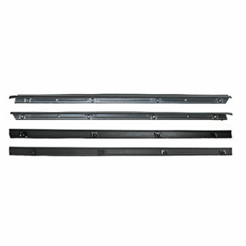 Fairchild KD2008 Belt Weatherstrip Kit with Movable Vent for 1976-1995 Jeep CJ, Wrangler YJ
