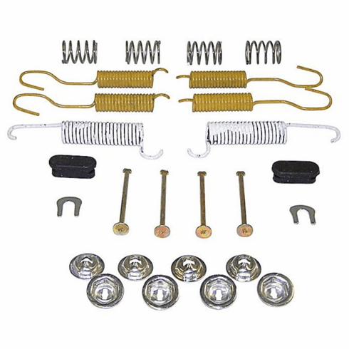 H7149 Rear Drum Brake Hardware Kit, fits 1986-95 Jeep CJ, Wrangler YJ and 1984-93 Cherokee XJ with 10" Brakes