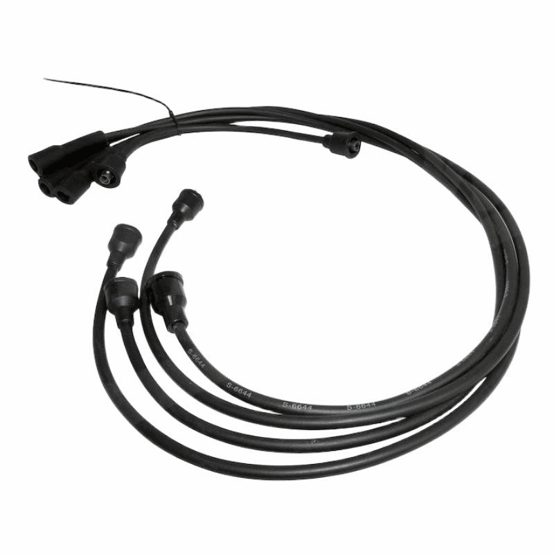 J0930456  Spark plug wire set, fits 1953-71 Jeep CJ models with F-head Hurricane 4-134 4-cyl. engine