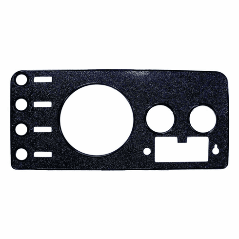 J5457117 Black Dash Overlay with Radio Opening for 1976-83 CJ5, 1976-86 CJ7, 1981-86 CJ8