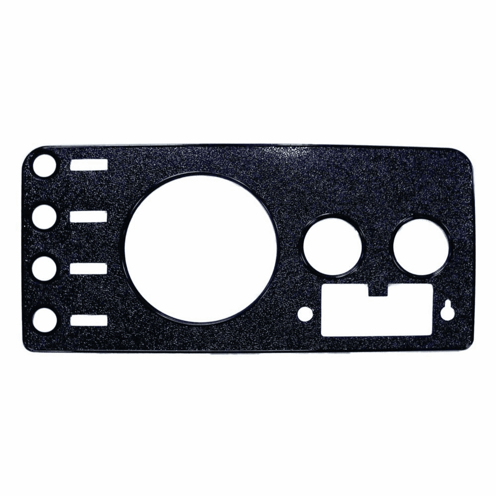 J5457117 Black Dash Overlay with Radio Opening for 1976-83 CJ5, 1976-86 CJ7, 1981-86 CJ8