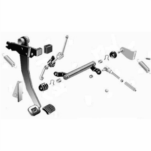 Jeep Clutch Parts for 194686 Willys Jeep CJ2A, CJ3A, CJ3B, Jeep CJ5 & CJ7.