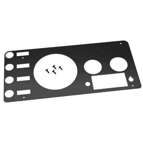 Kentrol 50412 Black Gauge Cover for 1977-1986 Jeep CJ5 and CJ7 Models