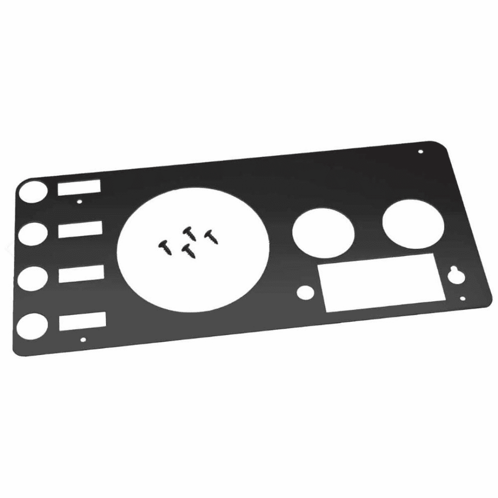 Kentrol 50412 Black Gauge Cover for 1977-1986 Jeep CJ5 and CJ7 Models