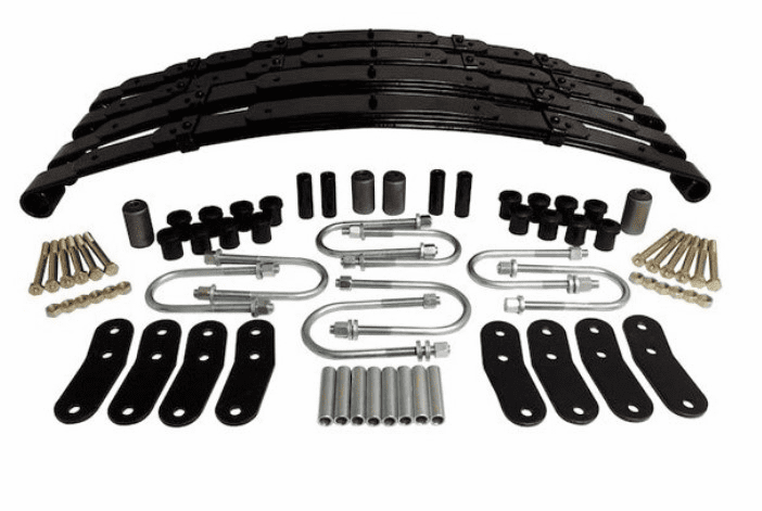 LSK4 Front & Rear Leaf Spring Kit for 87-95 Jeep Wrangler YJ