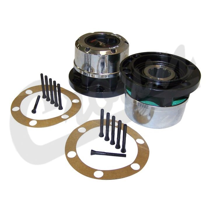 CJP 400501 Manual Locking Hub Set, 194571 Jeep CJ5, CJ3B, CJ3A, CJ