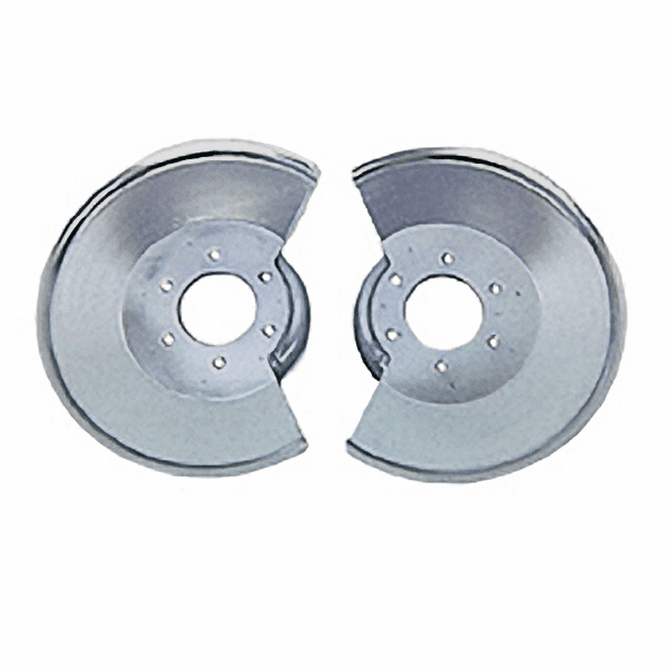 Jeep Wrangler Brake Dust Shields; Split (03-06 Jeep Wrangler TJ) - Free